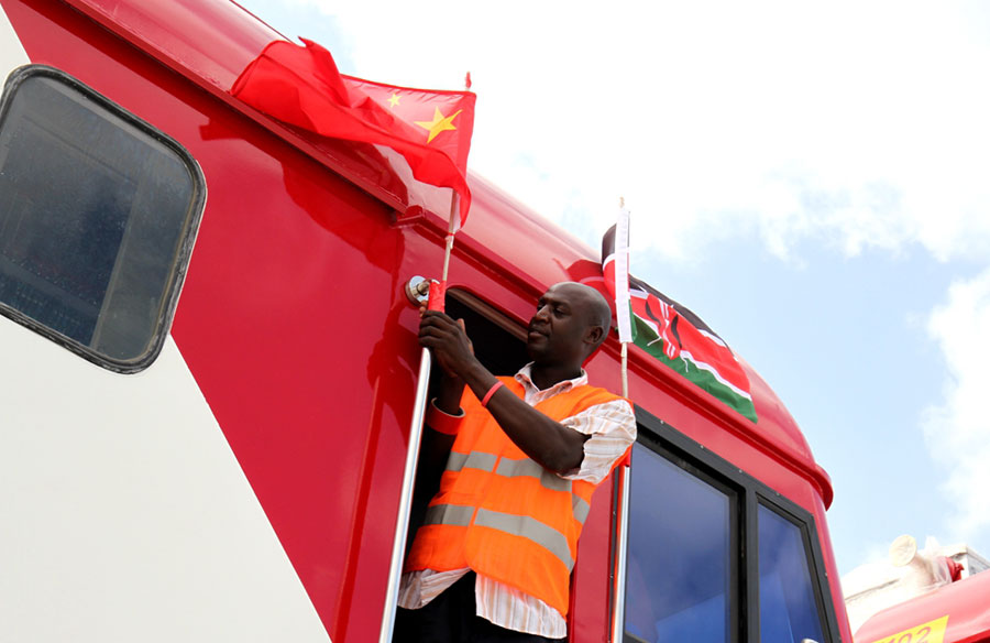 Kenya receives first batch of Chinese-made trains