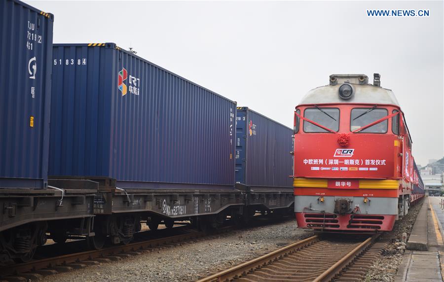 New Sino-European freight train route starting from Shenzhen opens