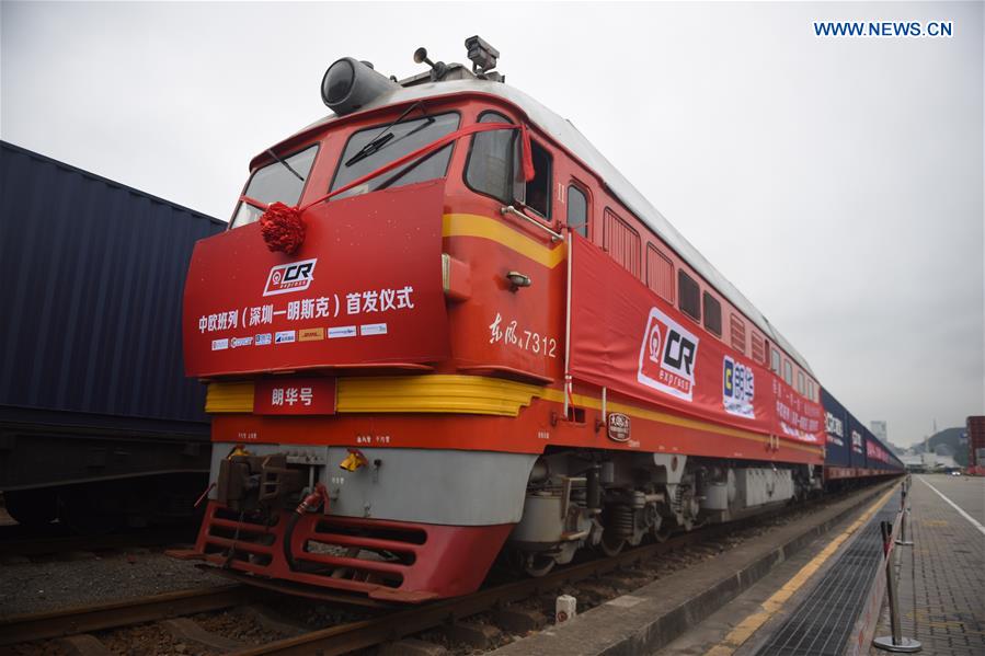 New Sino-European freight train route starting from Shenzhen opens