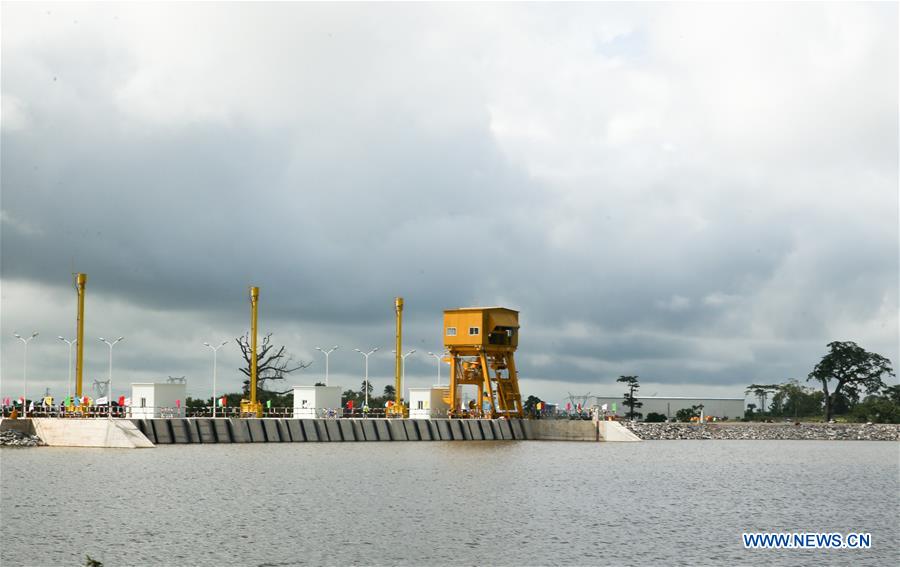 Chinese-built dam in Cote d'Ivoire officially starts power generation 