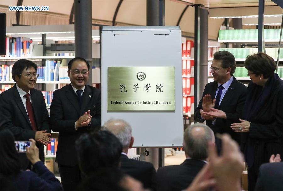 Confucius Institute opens at Leibniz University in Hannover, Germany