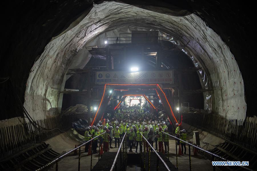 Indonesia marks first tunnel breakthrough in high-speed railway project