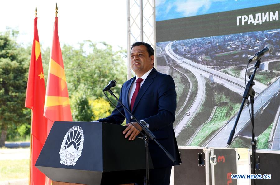 North Macedonia opens new highway section constructed by Chinese firm