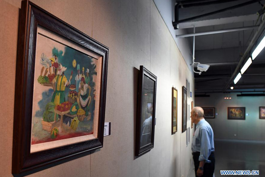Paintings from countries and regions along Belt and Road exhibited in Changchun, NE China