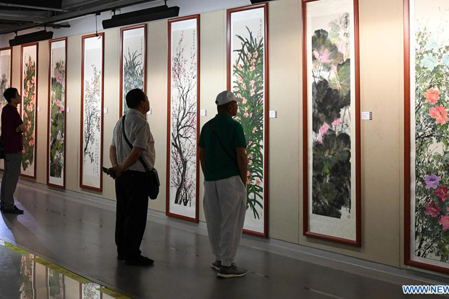 Paintings from countries and regions along Belt and Road exhibited in Changchun, NE China