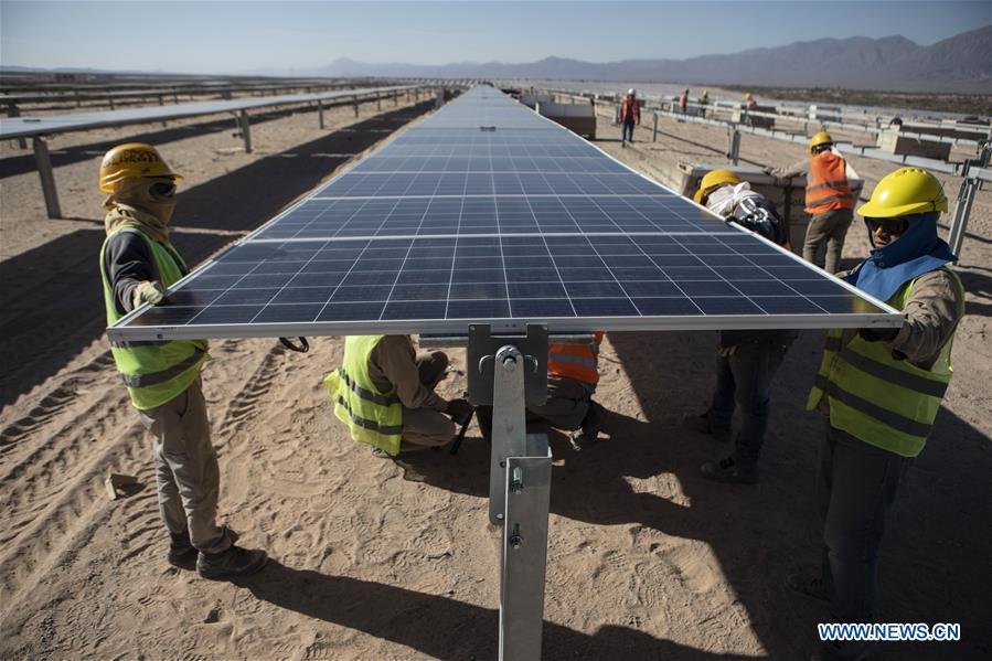 Argentina, China to conclude solar plant construction in mountainous province of Salta