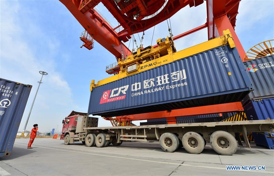 China-Europe freight train departs from Xi'an