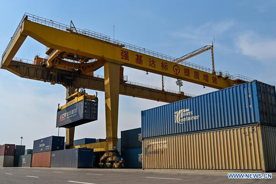 Manzhouli sees rising number of China-Europe freight trains in first quarter of 2020