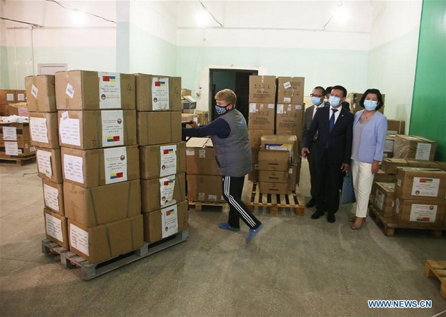 Ukraine receives COVID-19 medical supplies from Chinese community