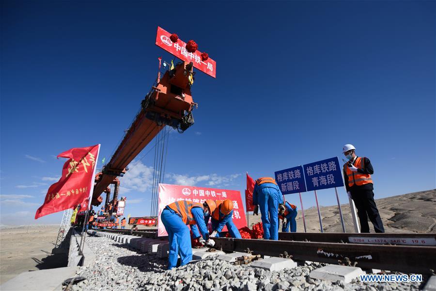 New railway laid to quicken Xinjiang's exchanges with Qinghai and beyond