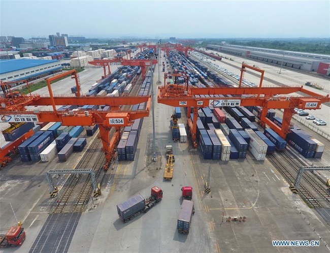 In pics: Chengdu International Railway Port in Sichuan