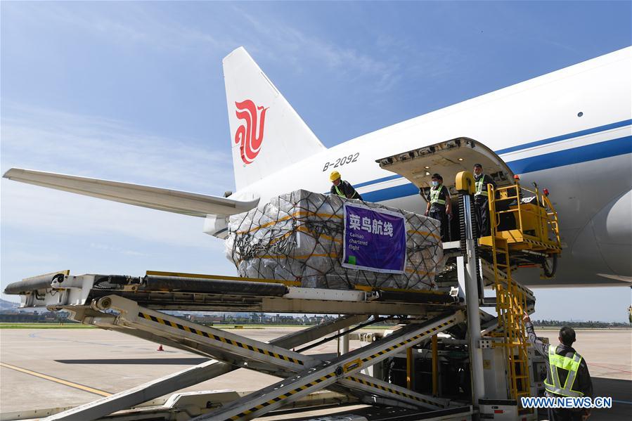 All-cargo air route linking Hangzhou, Madrid launched