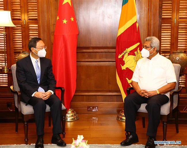 Sri Lankan leaders, senior Chinese diplomat discuss closer bilateral cooperation