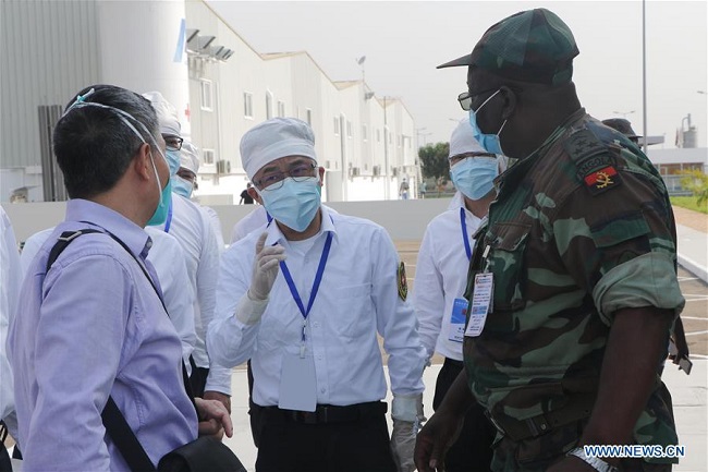 Chinese medical team holds online training for Angolan medical practitioners