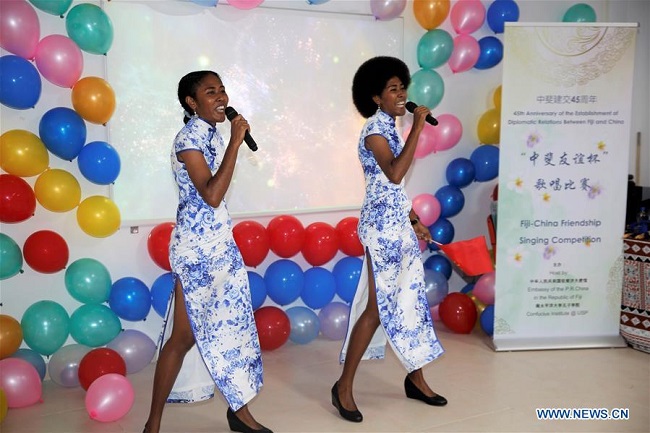 Fiji-China friendship singing competition held to mark 45th anniversary of bilateral ties