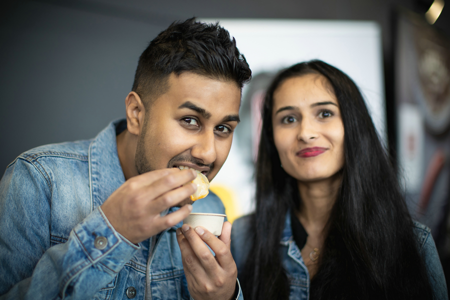 Chinese fried dumplings sizzle at Wellington Food Show