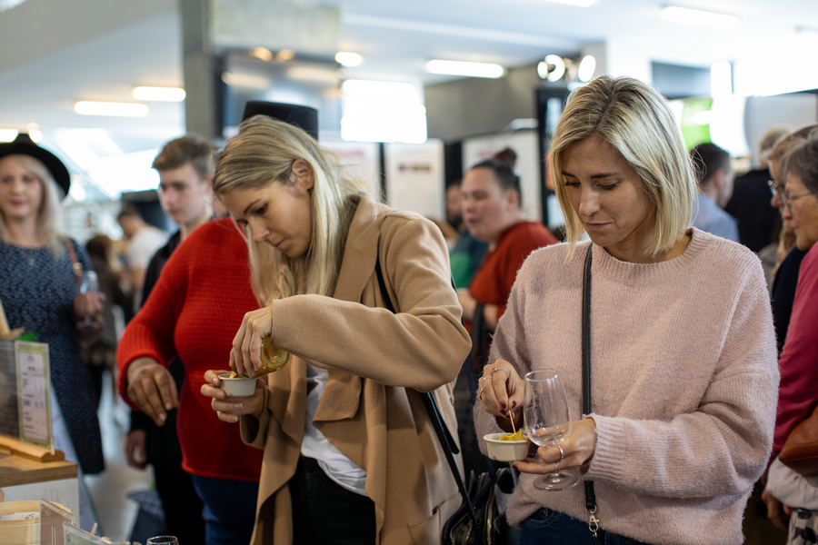 Chinese fried dumplings sizzle at Wellington Food Show