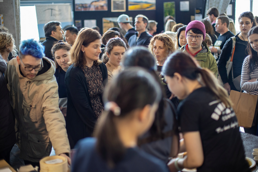 Chinese fried dumplings sizzle at Wellington Food Show