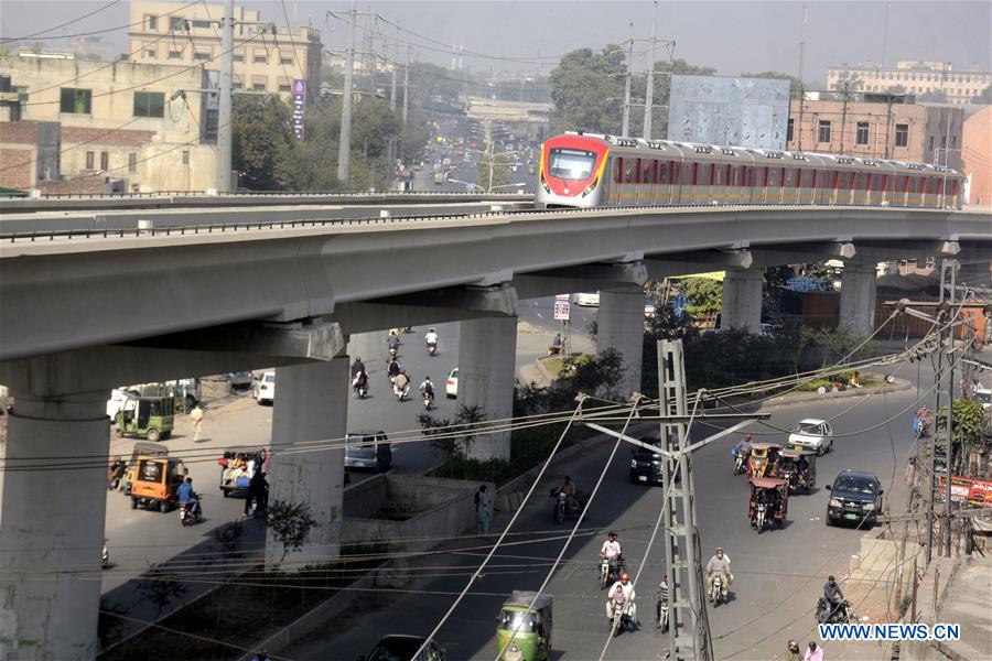 Pakistan's first ever metro train service in commercial operation