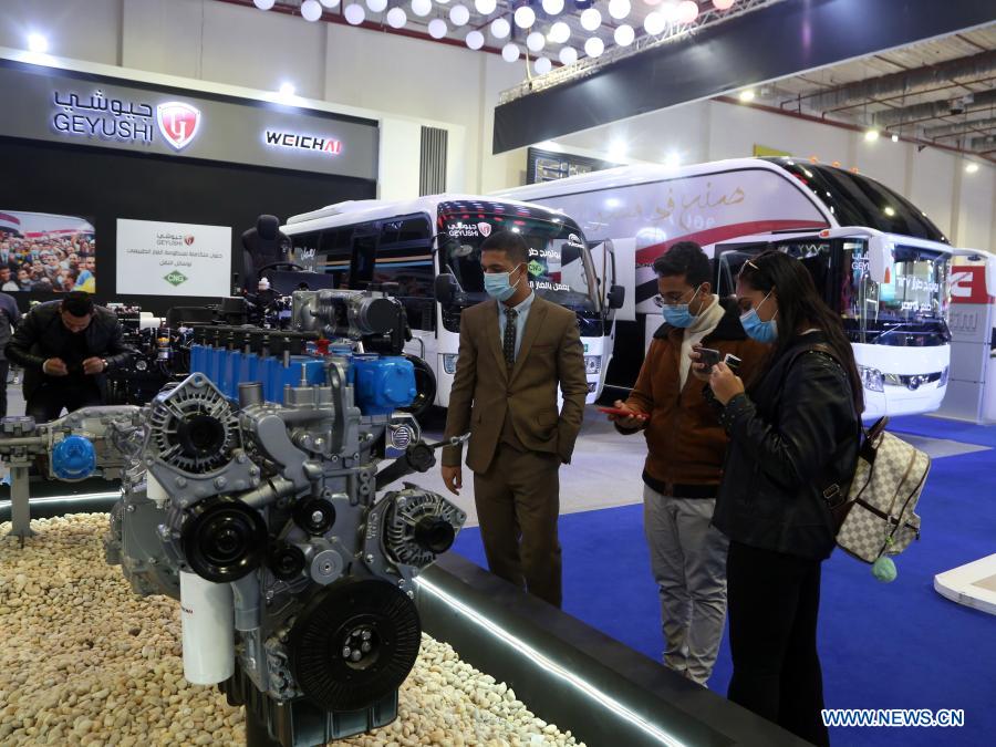 Egyptian, Chinese partners display automotive products in smart transport fair in Cairo