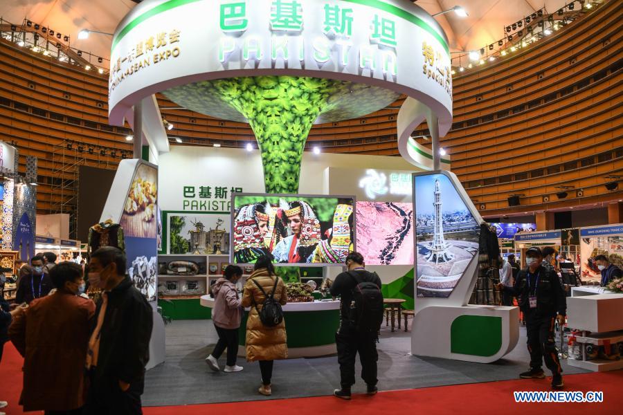 "Belt and Road" exhibition area of 17th China-ASEAN Expo in Nanning
