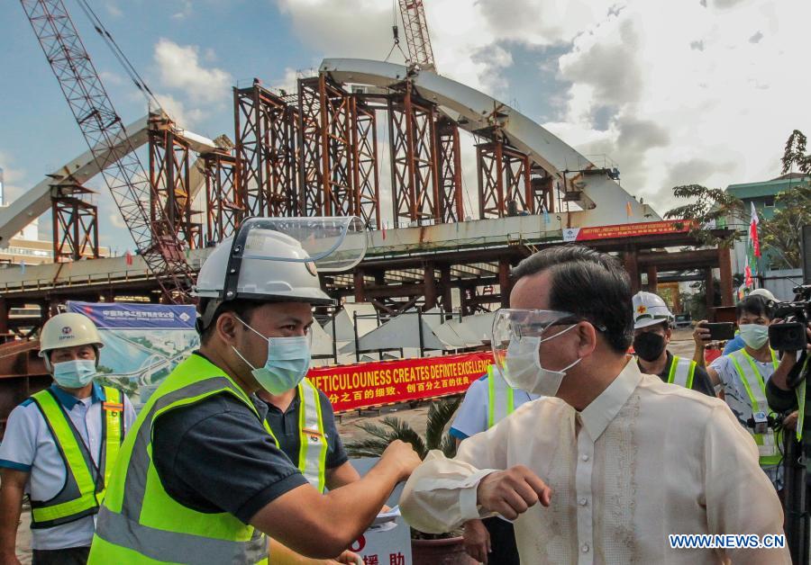 China-funded iconic bridge to open in Philippine capital this year