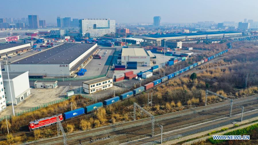 Chinese city launches new China-Europe freight train route