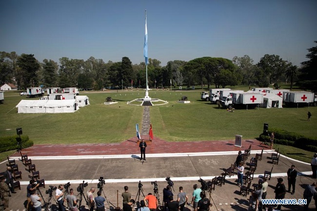 Feature: Chinese field hospital helps Argentina fight against pandemic