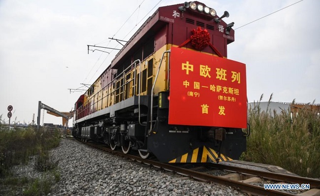 China-Europe freight train to arrive in Nur-Sultan in thirteen days