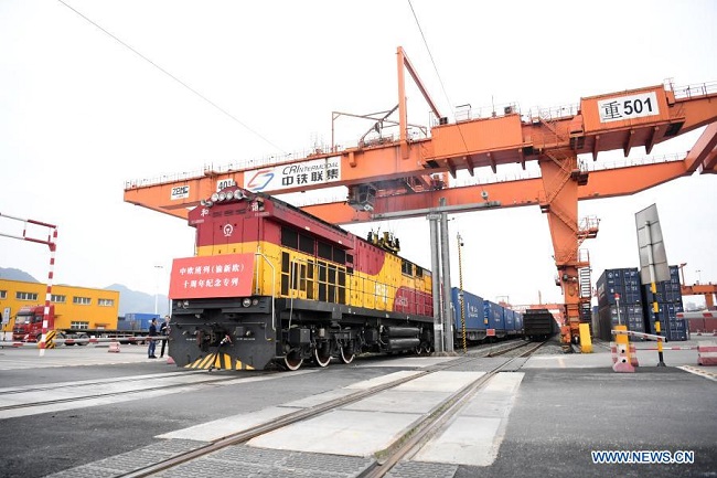 China-Europe freight trains act as carrier for BRI, boost trade exchanges