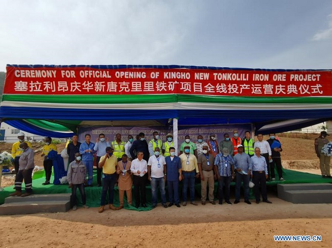 Chinese-funded Sierra Leone iron ore project commences full-scale operation