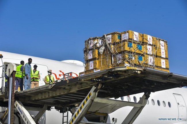 China-donated Sinopharm COVID-19 vaccines arrive in Ethiopia