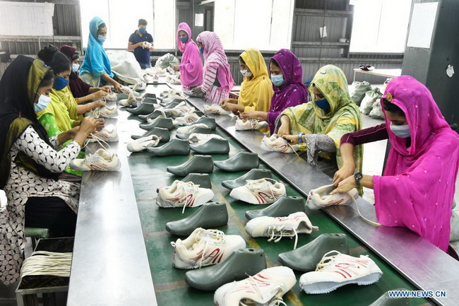 Chinese shoemaker brings jobs, better life to Bangladeshi villagers