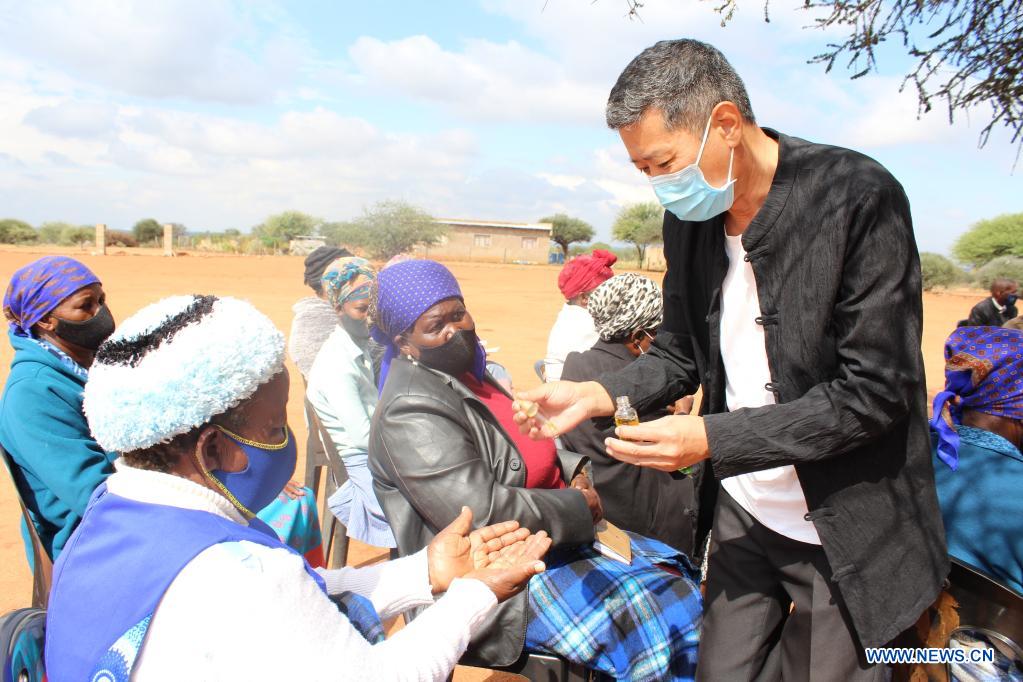 Chinese farmer in Botswana promoting moringa farming