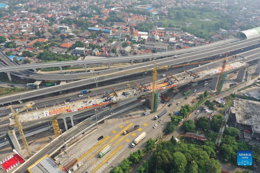 Another continuous beam closed in Indonesia's Jakarta-Bandung high speed railway