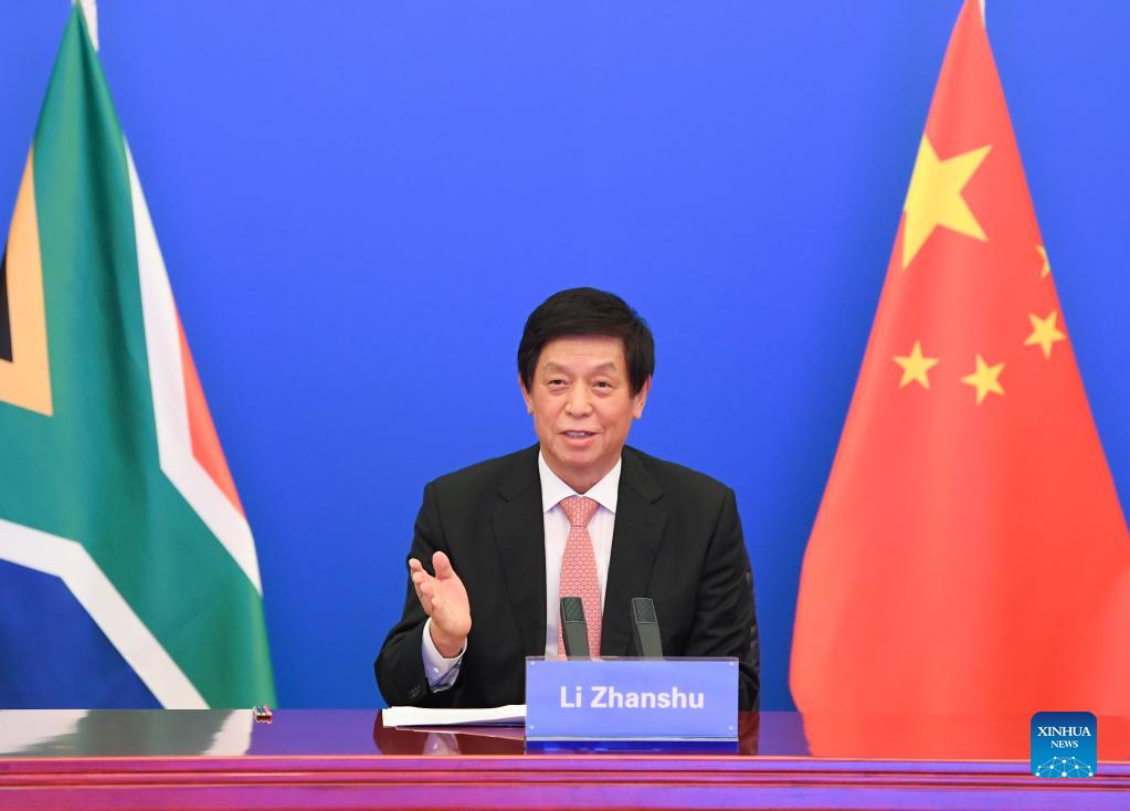 China-South Africa parliamentary exchange mechanism holds virtual meeting