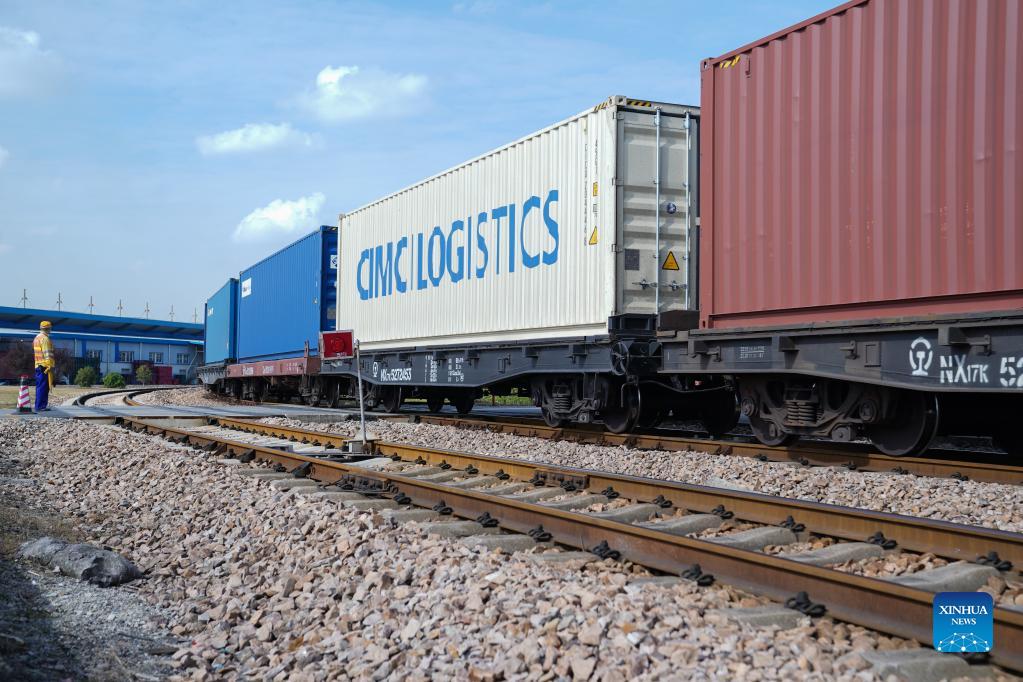 (CIIE) First China-Europe freight train with CIIE goods arrives in Shanghai