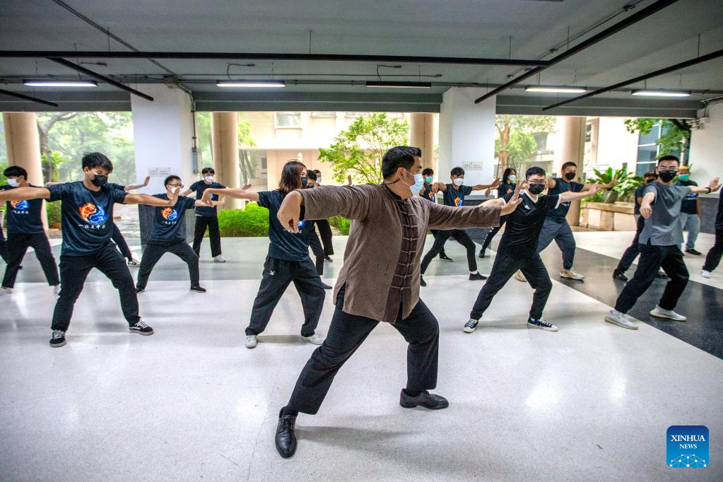 Chinese Tai Chi course organized at university in Bangkok, Thailand