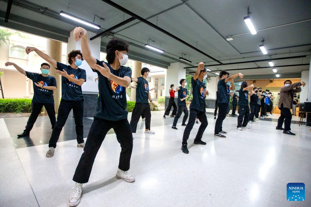 Chinese Tai Chi course organized at university in Bangkok, Thailand