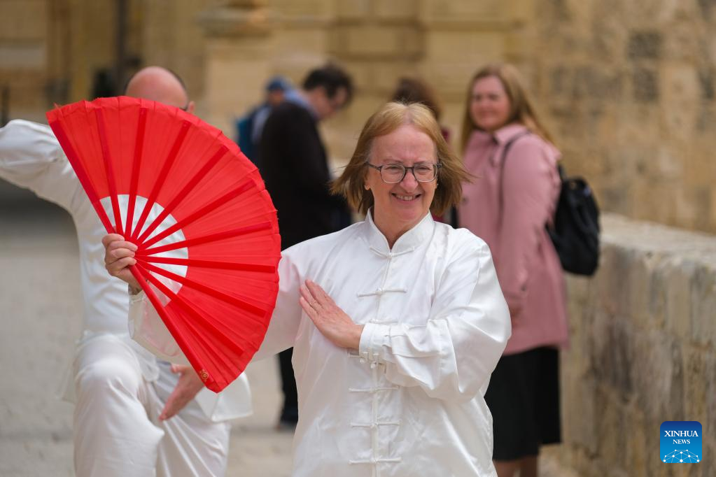 World Taiji Day marked with relay flash mob in Malta