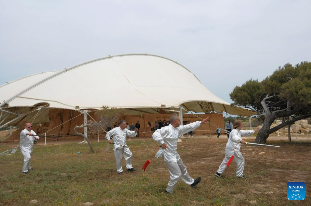 World Taiji Day marked with relay flash mob in Malta