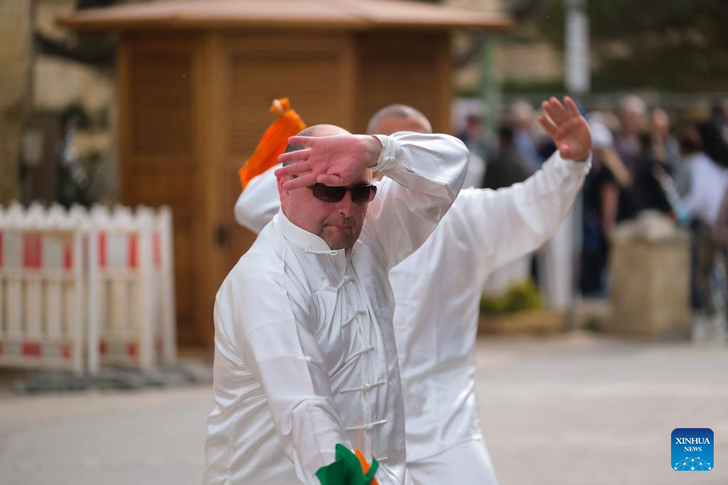 World Taiji Day marked with relay flash mob in Malta