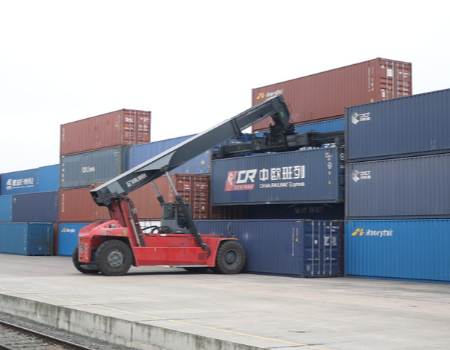 China-Europe freight train heads to Budapest
