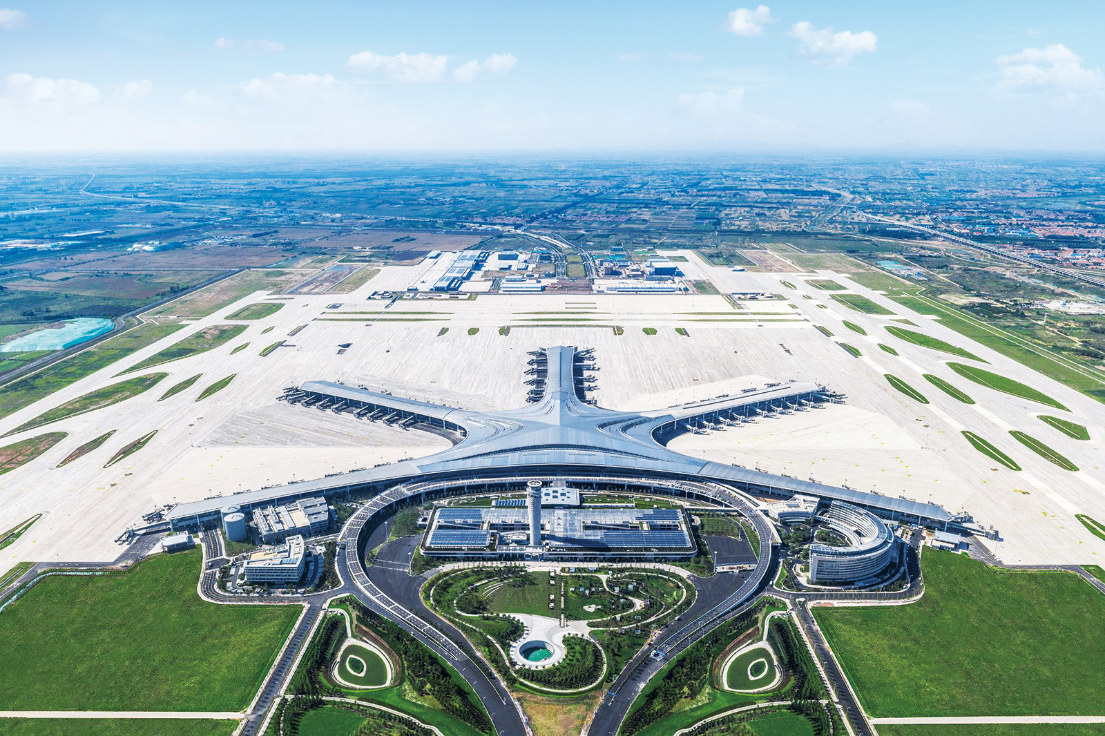 The new airport in Qingdao