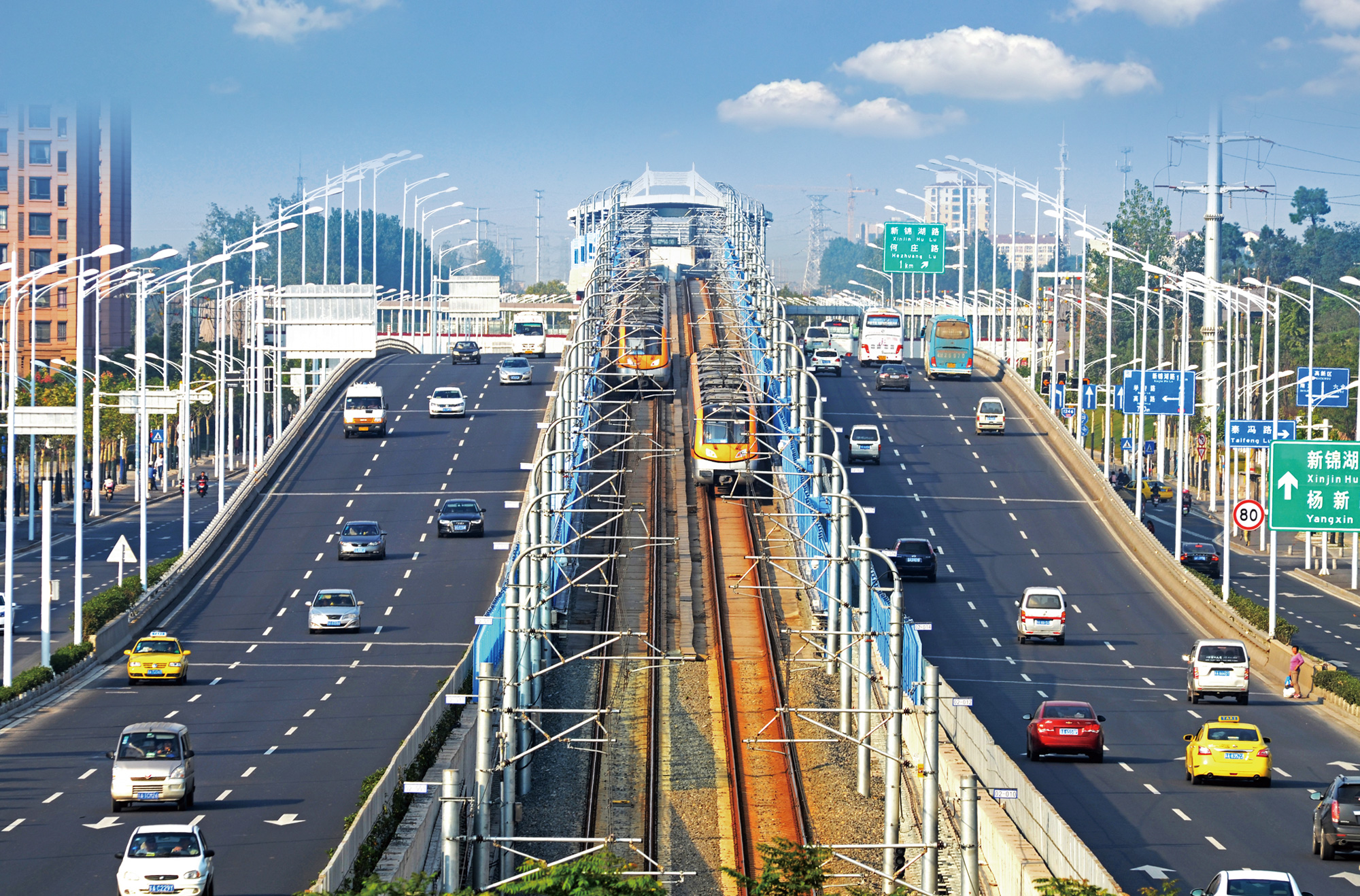 The Nanjing urban rail transit project