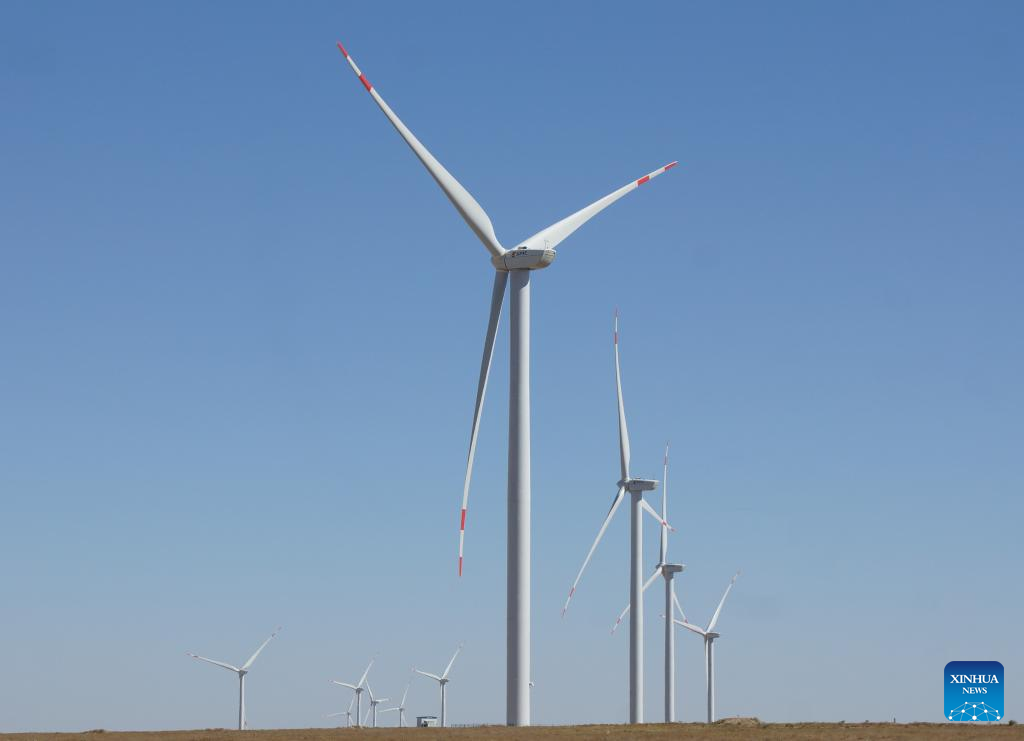 China-built wind farm alleviates power shortage in southern Kazakhstan
