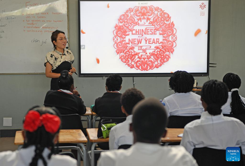 Confucius Institute in Namibia acquaints students with Chinese New Year traditions