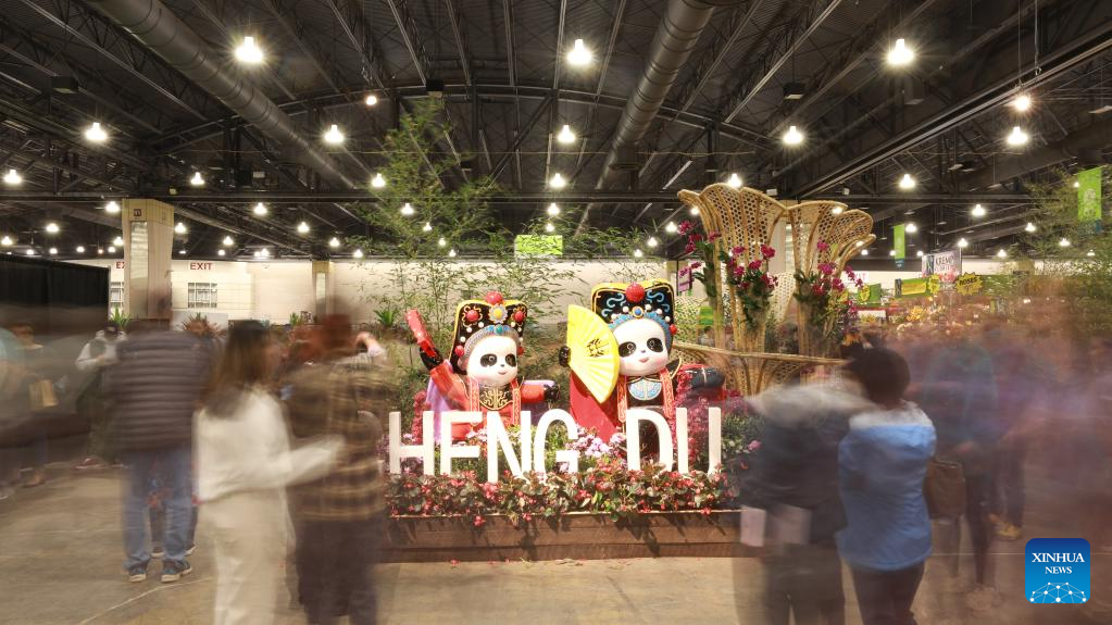Chengdu garden becomes popular destination for visitors at 2023 Philadelphia Flower Show