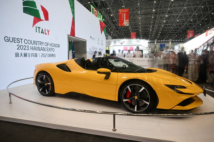 InPics: Italy pavilion at the 3rd China International Consumer Products Expo