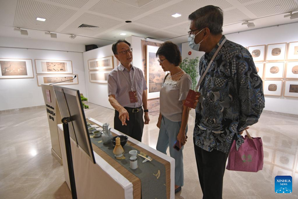 "Reflection of the Golden Age" art exhibition held at China Cultural Centre in Singapore